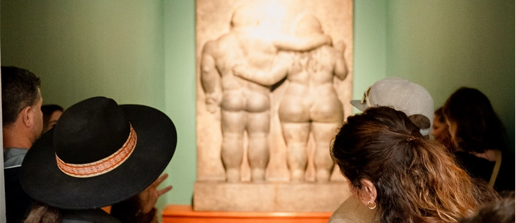 Botero sculpture at the museum