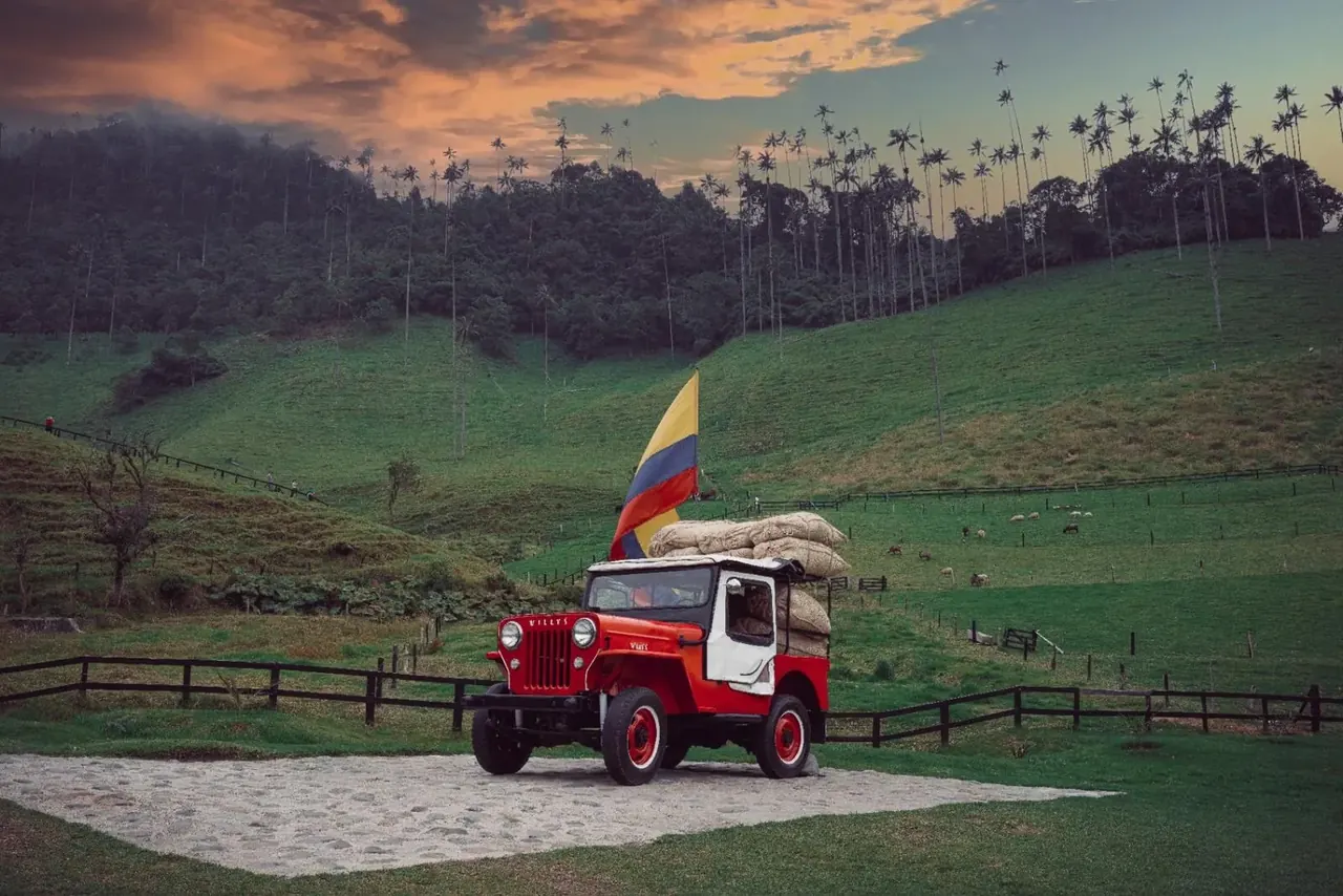 Colombian Coffee Region landscape — private Colombia tours and tailor-made trips by Green Trails