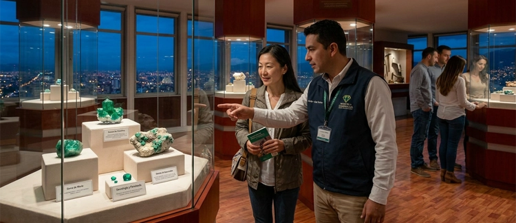 Visita guiada en el Museo de la Esmeralda en Bogotá