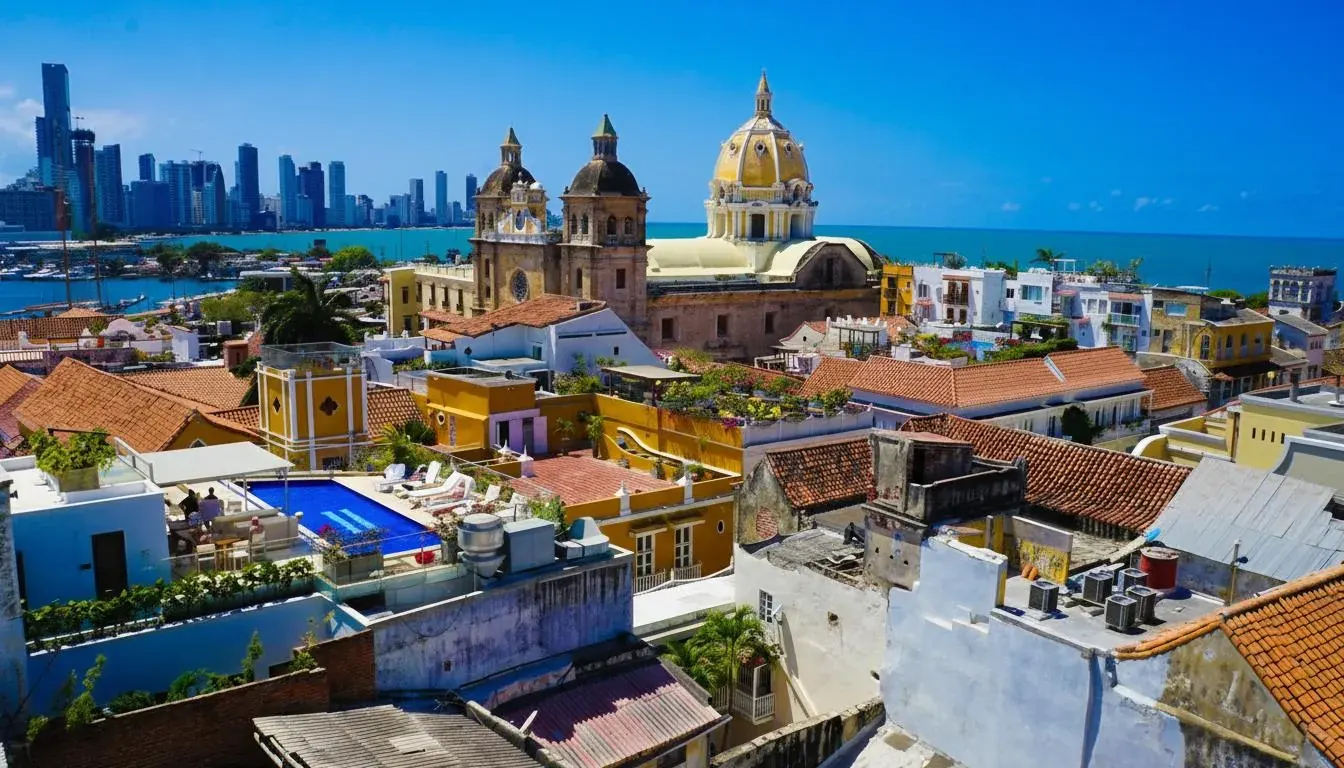 Destinos en Colombia — techos de Cartagena y costa Caribe